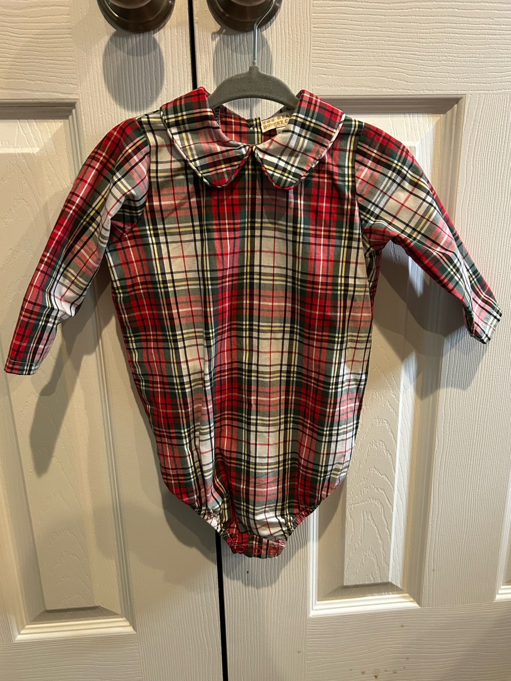 The Beaufort Bonnet Company Red Green Plaid Bonnet